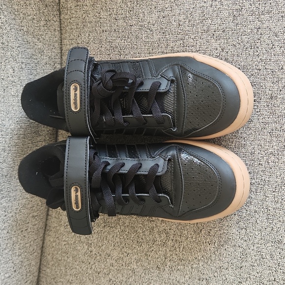 adidas Forum Low Black Gum Snakeskin IE4787 - Picture 8 of 8